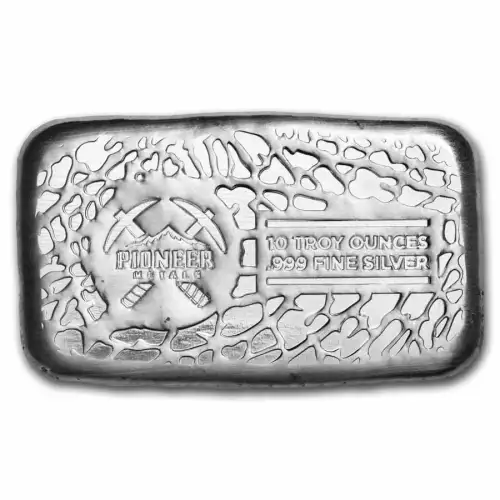 10oz Pioneer .999 Silver Bar (2)