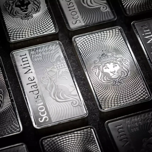 10oz Scottsdale Mint Vortex .999 Silver Bar (4)