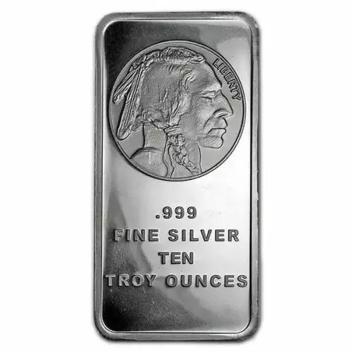 10oz SilverTowne .999 Silver Bar - Random Design