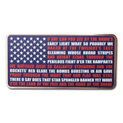 10oz Star Spangled Flag Colorized .999 Copper Bar in Capsule (3)