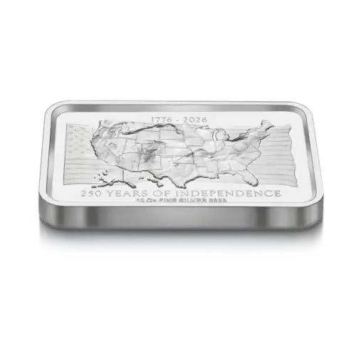 10oz US Independence High-Relief .9999 Silver Bar  (2)