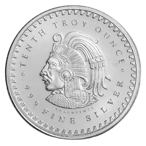 1/10 oz Silver Round - Aztec Calendar (3)