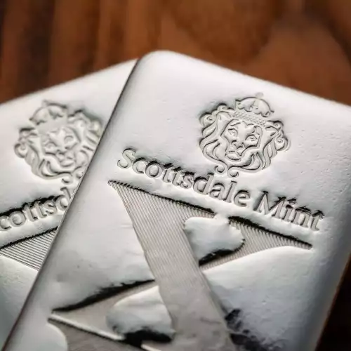 15oz Scottsdale Mint XV 15th Anniversary .999 Silver Bar (4)