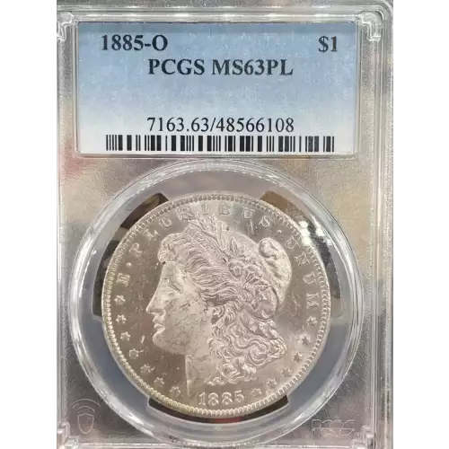 1885-O $1, PL