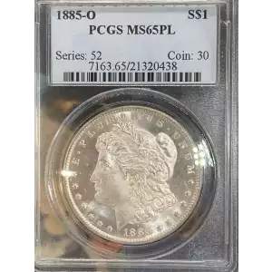 1885-O $1, PL