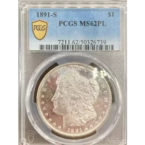 1891-S $1, PL (2)