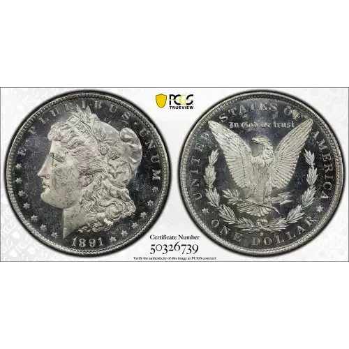 1891-S $1, PL (3)