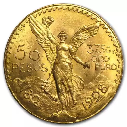 1928 Mexico 50 Pesos Gold Coin (2)