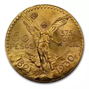 1930 Mexico Gold 50 Pesos BU  (2)