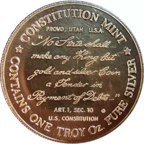1973 1oz USS Constitution .999 Silver Round (2)