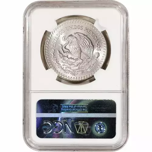 1985 1oz Mexican Silver Libertad - NGC MS67