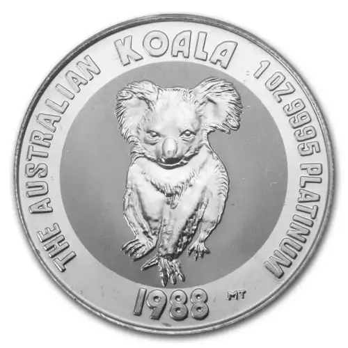 1988 1oz Australian Perth Mint Platinum Koala