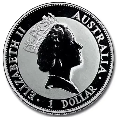 1993 1oz Australian Perth Mint Kookaburra .999 Silver  (2)