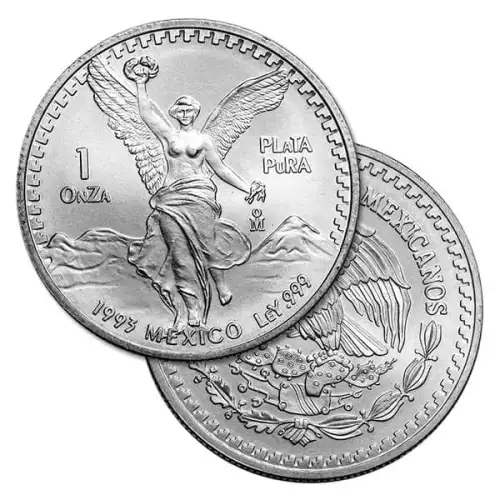 1993 1oz Mexico .999 Silver Libertad (2)