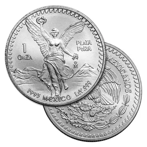 1993 1oz Mexico .999 Silver Libertad (2)