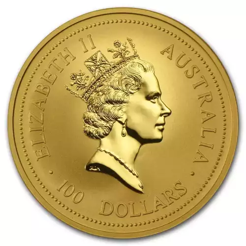 1997 1oz Australian Perth Mint Gold Lunar: Year of the Ox