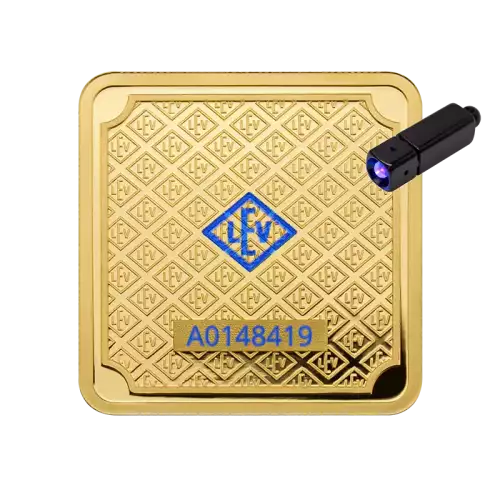 1G Geiger Gold Bar in Assay (3)