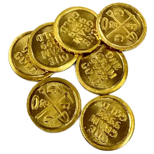 1g Prospector .9999 Gold Round (Random Design)