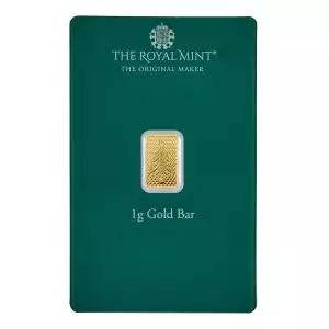 1g Royal Mint Christmas  .9999 Gold Bar in Assay (2)