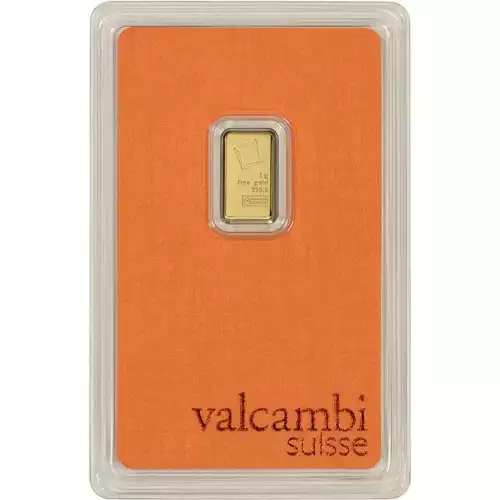 1g Valcambi Minted .9999 Gold Bar in Assay (2)