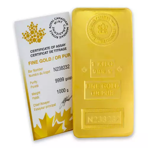 1kg RCM Gold Bar