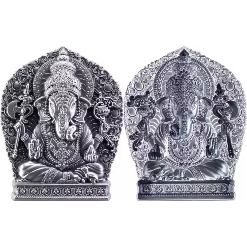 1KG South Korea Ganesha .999 Silver Stacker (3)