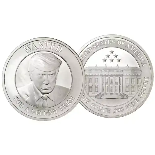1oz .999 Silver Donald Trump Mugshot 