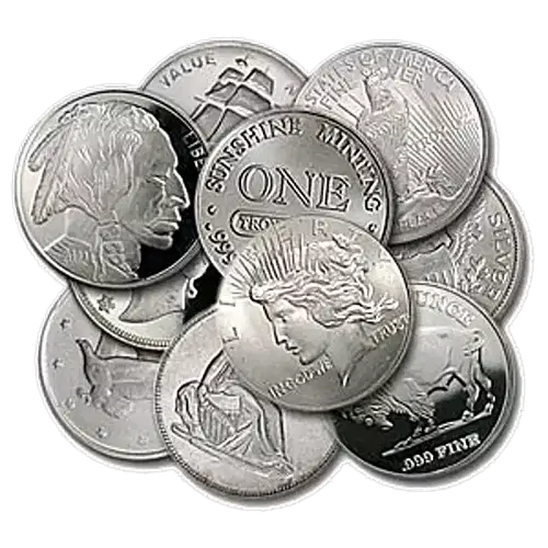1oz .999 Silver Round (Random Design)