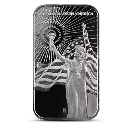 1oz Asahi American Reserve Columbia Goddess .999 Silver Bar