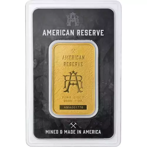 1oz Asahi American Reserve Columbia Goddess .9999 Gold Bar (4)