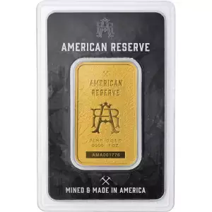 1oz Asahi American Reserve Columbia Goddess .9999 Gold Bar (4)