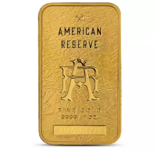 1oz Asahi American Reserve Columbia Goddess .9999 Gold Bar