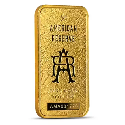 1oz Asahi American Reserve Columbia Goddess .9999 Gold Bar (2)