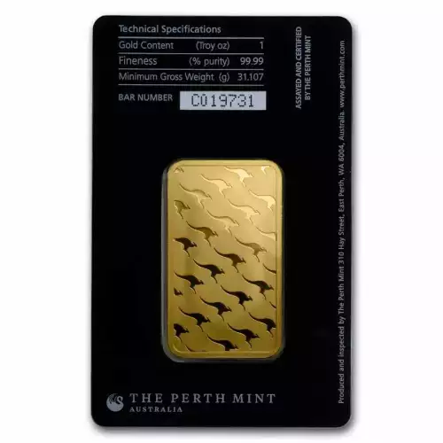 1oz Australian Perth Mint .9999 gold bar - minted in Assay (4)