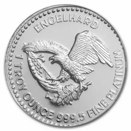 1oz Engelhard Platinum Prospector Round in Assay (3)