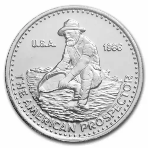 1oz Engelhard Platinum Prospector Round in Assay (4)