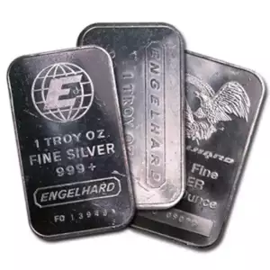 1oz Engelhard Silver Bar (3)