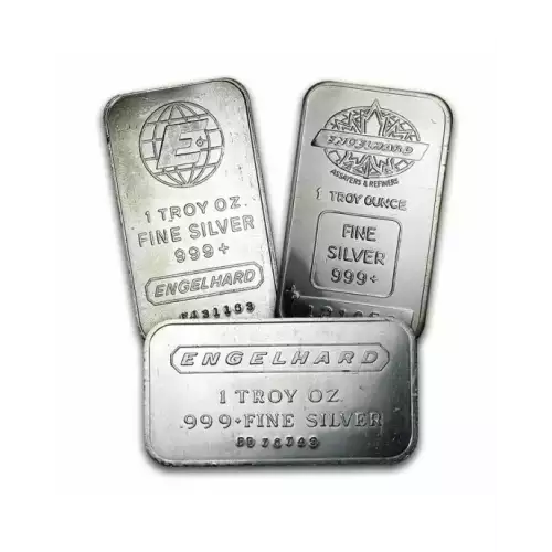 1oz Engelhard Silver Bar (2)