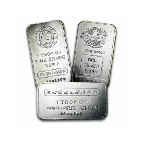 1oz Engelhard Silver Bar (2)