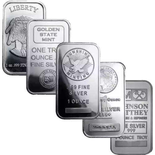 1oz Generic .999 Silver Bar