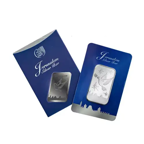 1oz Holy Land Mint Dove of Peace .999 Silver Bar in Gift Card