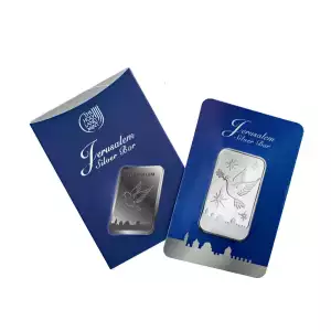 1oz Holy Land Mint Dove of Peace .999 Silver Bar in Gift Card