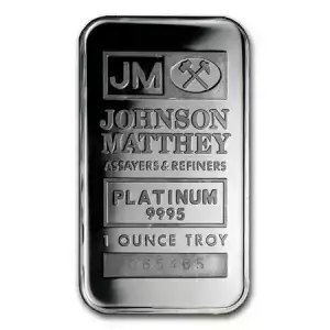 1oz Johnson Matthey Platinum Bar