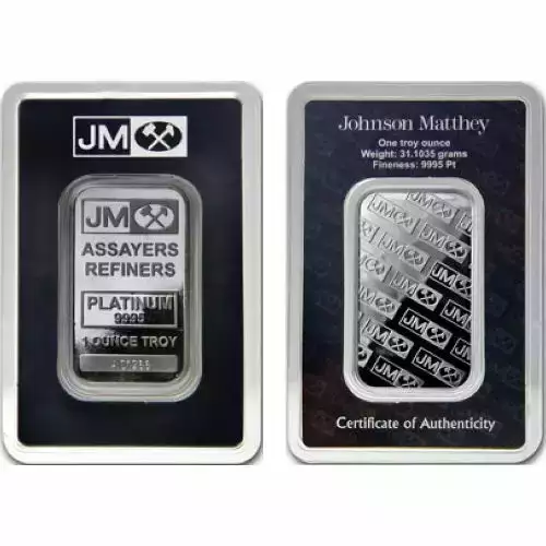 1oz Johnson Matthey Platinum Bar (2)