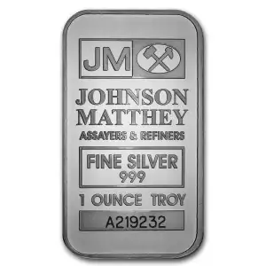 1oz Johnson Matthey Silver Bar (2)