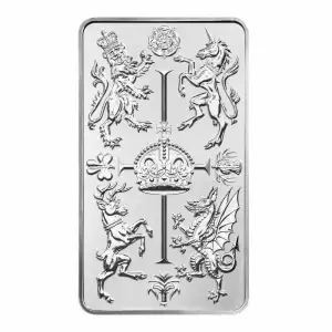 1oz Royal Mint .9999 Silver Royal Celebration Bar (2)