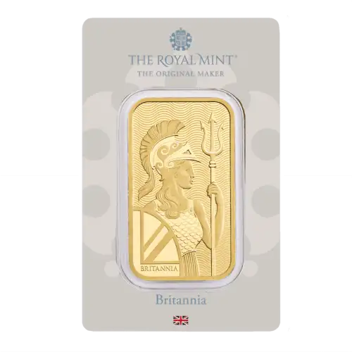 1oz Royal Mint Gold Britannia Minted Bar (2)