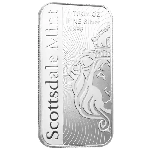 1oz Scottsdale Mint .9999 Silver Vortex Bar