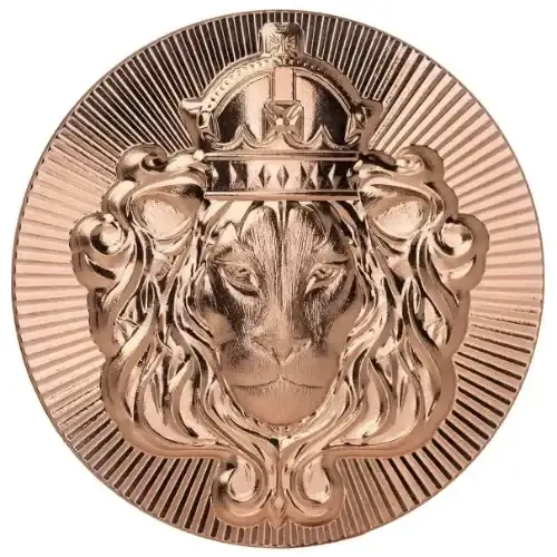 1oz Scottsdale Mint Lion Stacker .999 Copper Round