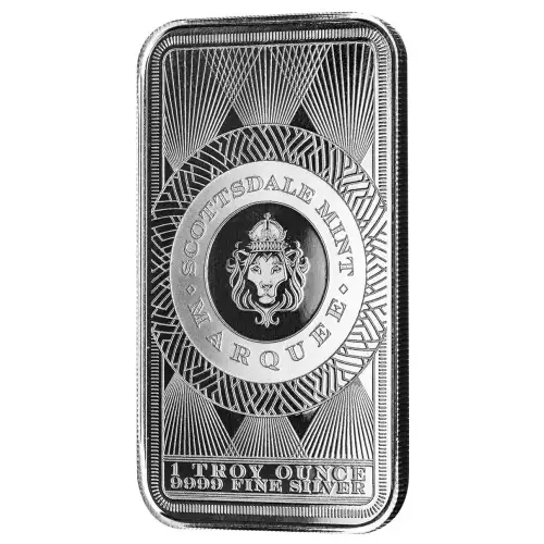 1oz Scottsdale Mint Marquee Peacock .999 Silver Bar